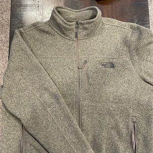 Brown Heather North Face Fleece Jacket